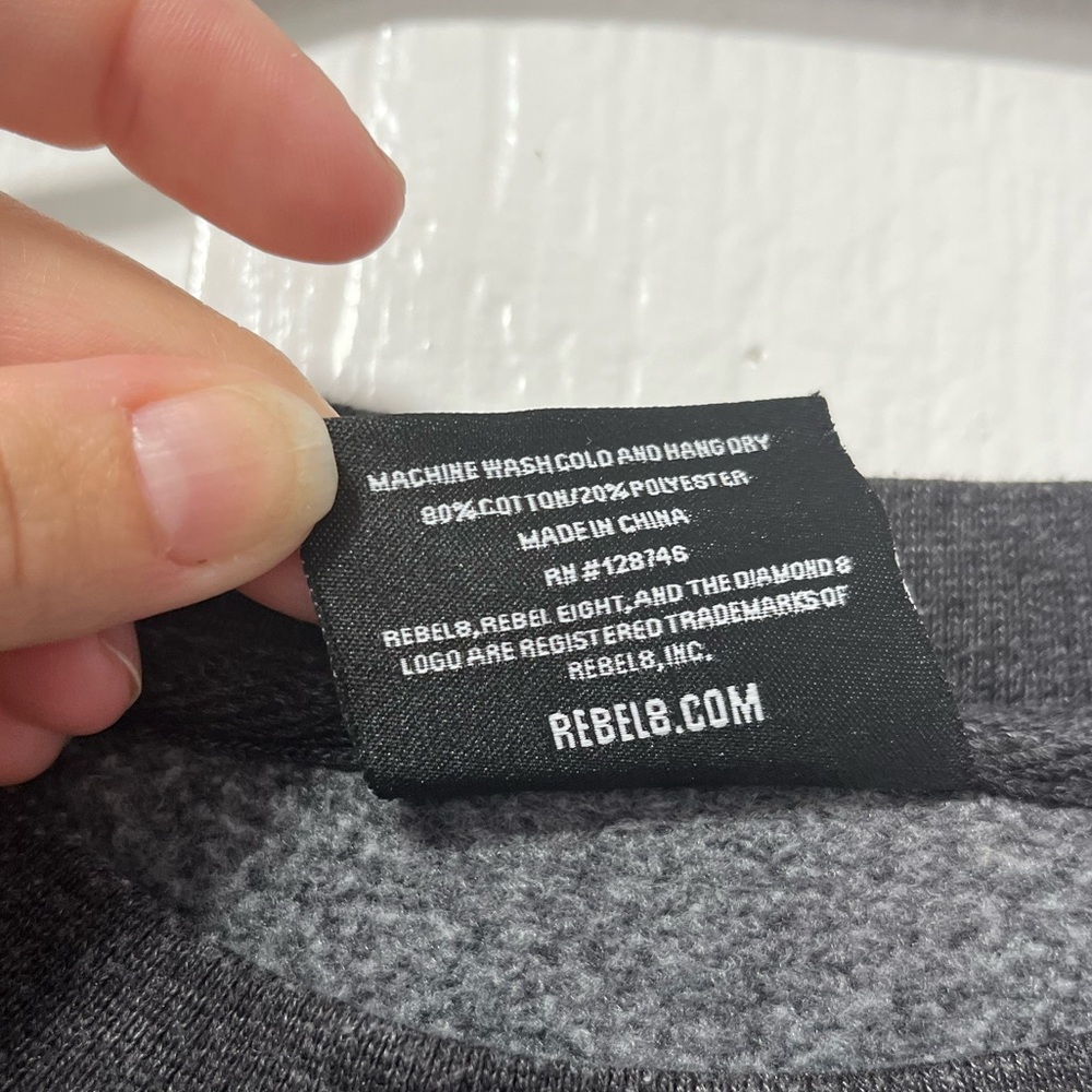 Rebel Eight x Mishka NYC Gates Of Hell Crewneck sweatshirt size large - Picture 4 of 8